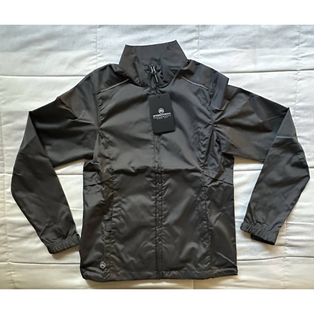 NWT Woman's Stormtech Performance Windbreaker Rain‎ Jacket Size XS Carbon